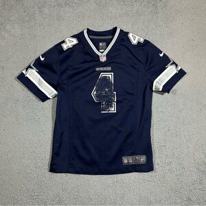 Nike Dak Prescott #4 Jersey Dallas Cowboys On Field Large Youth #1471